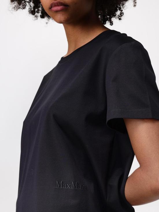 25FW 막스마라 반팔 티셔츠 2511971018600 005 Black - MAX MARA