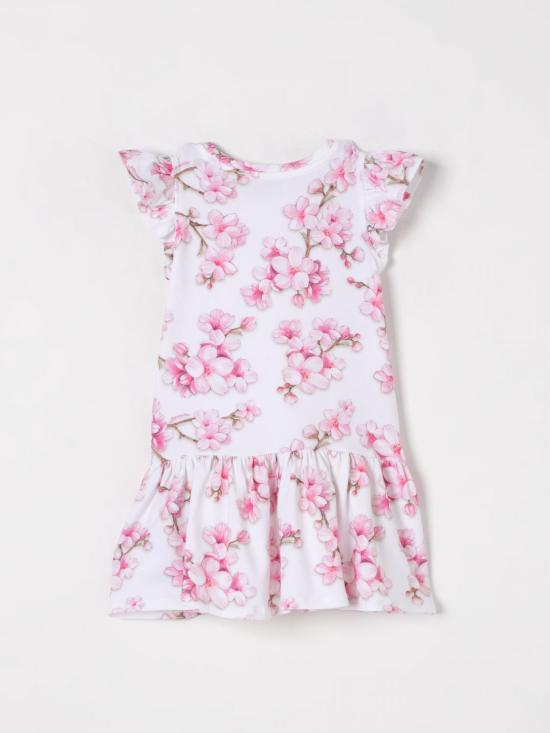 25SS [키즈] 모나리자 원피스 19E908NP5018 0099 White - MONNALISA