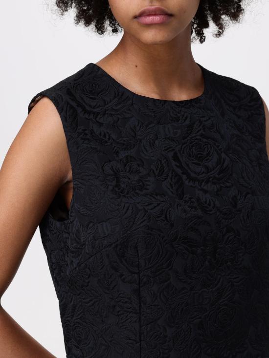 25SS 돌체앤가바나 숏 원피스 F6TMKTGDCSS N0000 Black - DOLCE & GABBANA