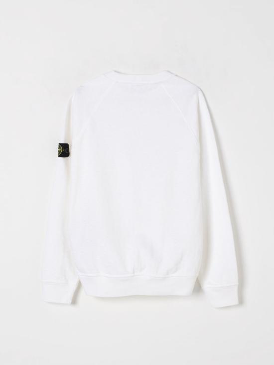 25FW [키즈] 스톤 아일랜드 풀오버 6100001S0060 V0001 White - STONE ISLAND