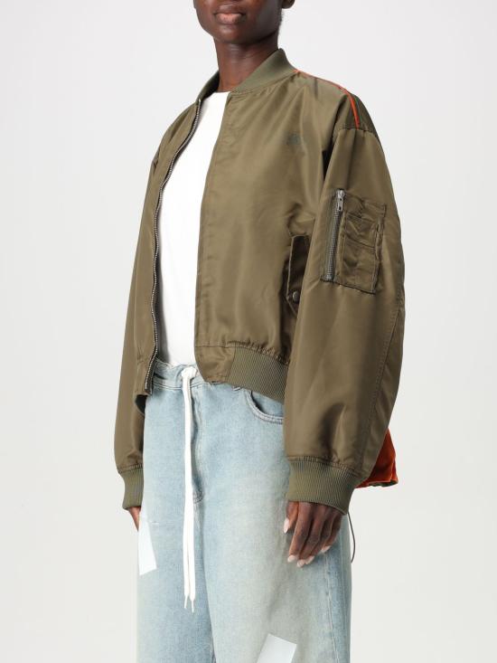 25FW MM6 메종마르지엘라 자켓 S52AM0315M35257 728 Green - MM6 MAISON MARGIELA