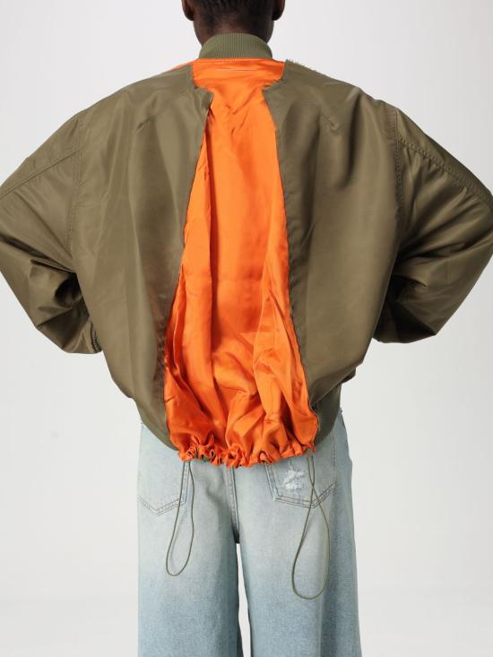 25FW MM6 메종마르지엘라 자켓 S52AM0315M35257 728 Green - MM6 MAISON MARGIELA