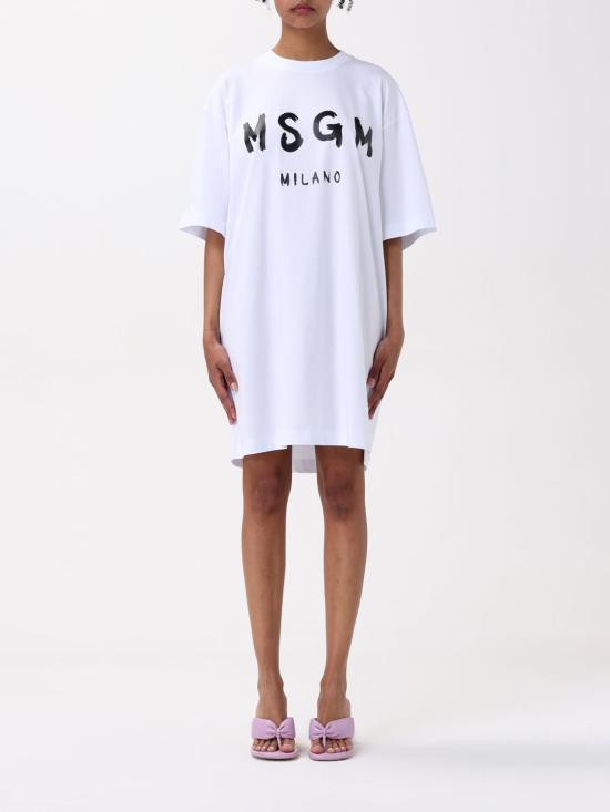 25SS 엠에스지엠 숏 원피스 2000MDA510200002 01 White