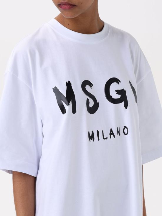 25SS 엠에스지엠 숏 원피스 2000MDA510200002 01 White - MSGM