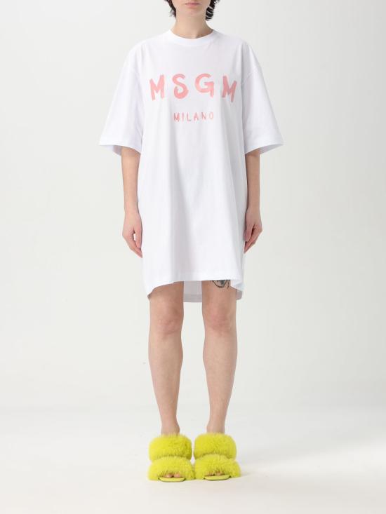 25SS 엠에스지엠 롱 원피스 3841MDA510257002 01A White