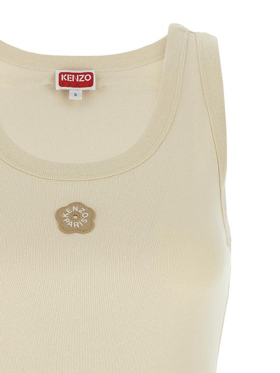 25SS 겐조 민소매 티셔츠 FF52TO7384SJ04 Beige - KENZO