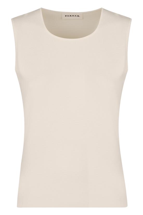 25SS 파로쉬 민소매 티셔츠 D510926ROMA25 002 White