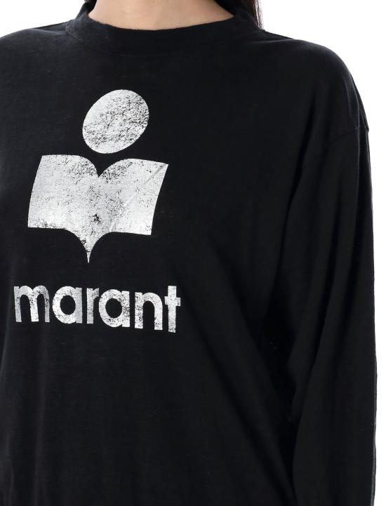 25SS 이자벨마랑에뚜왈 긴팔 티셔츠 25PTS0005FAA1N10E 01BK BLACK - ISABEL MARANT ETOILE