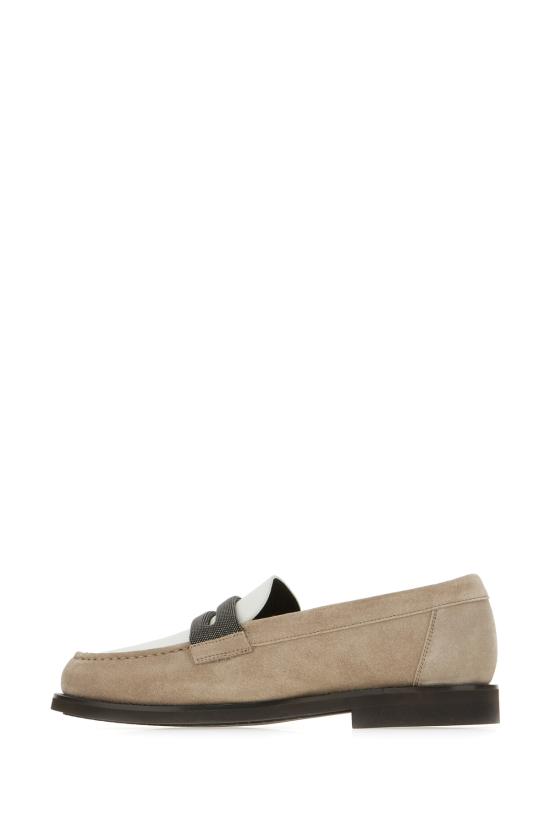 25SS 브루넬로 쿠치넬리 로퍼 MZSFG2870 C5859 DARK BEIGE - BRUNELLO CUCINELLI