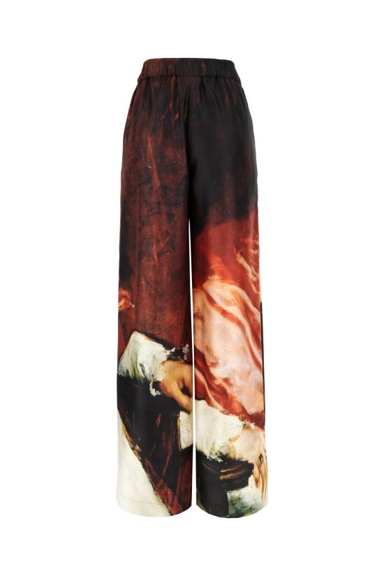 25SS 알렉산더 맥퀸 스트레이트 팬츠 818981QZAN8 9101 Multicolor - ALEXANDER MCQUEEN