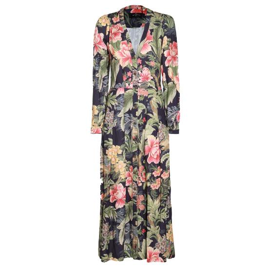 24FW 에트로 롱 원피스 WRHA017999SA468X0883 STAMPA F DO BLU