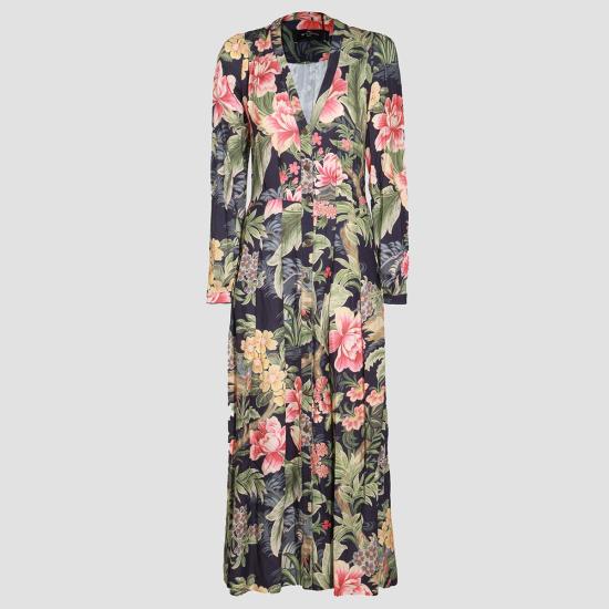 24FW 에트로 롱 원피스 WRHA017999SA468X0883 STAMPA F DO BLU - ETRO