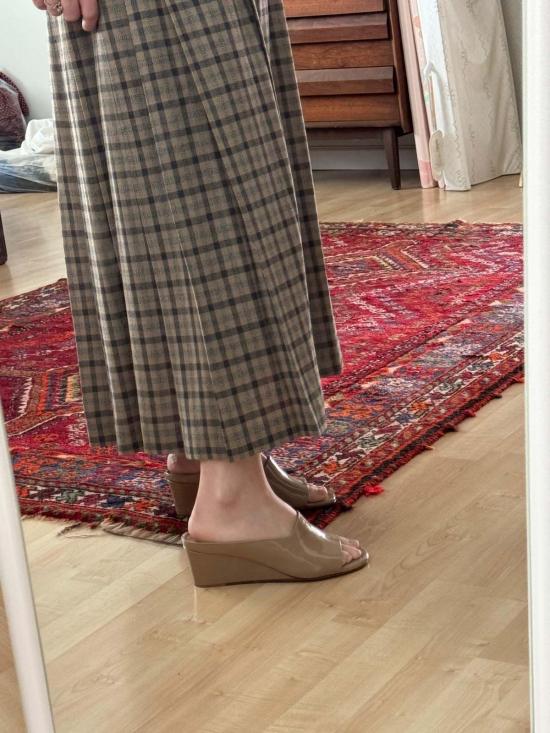  마리암 나시르 자데 뮬/슬리퍼 이브 웨지 샌드 특허 - MARYAM NASSIR ZADEH