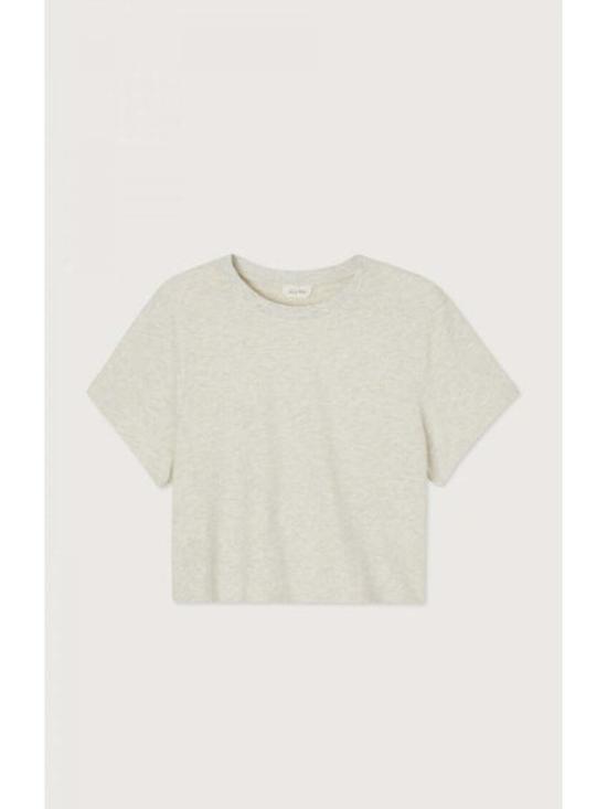  아메리칸 빈티지 민소매 티셔츠 American Vintage Ypawood Crop Tee 헤더 그레이