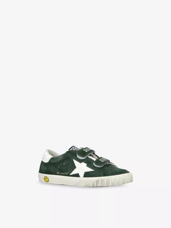 25SS [주니어] 골든구스 스니커즈 GJF00847F006904 35859 DARK GREEN WHITE - GOLDEN GOOSE