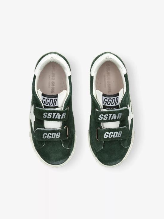 25SS [주니어] 골든구스 스니커즈 GJF00847F006904 35859 DARK GREEN WHITE - GOLDEN GOOSE