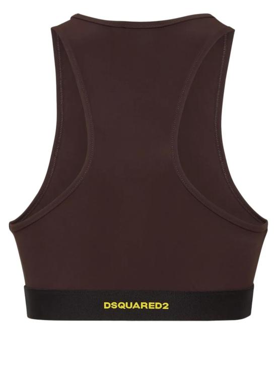  디스퀘어드2 트레이닝 티셔츠 D8RGD5870 217 DK BROWN - DSQUARED2