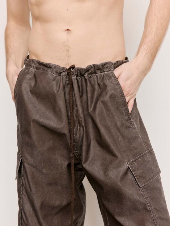  아워레가시 스트레이트 팬츠 Our Legacy Way 바지 브라운 워시 아웃 - OUR LEGACY