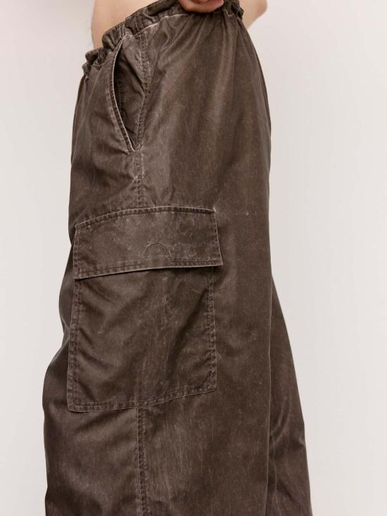  아워레가시 스트레이트 팬츠 Our Legacy Way 바지 브라운 워시 아웃 - OUR LEGACY