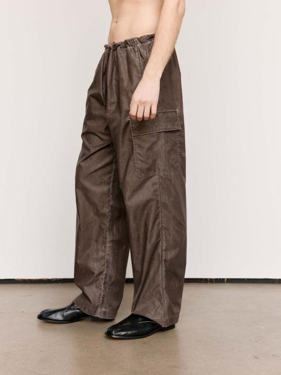  아워레가시 스트레이트 팬츠 Our Legacy Way 바지 브라운 워시 아웃 - OUR LEGACY