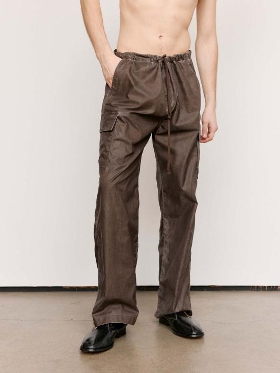  아워레가시 스트레이트 팬츠 Our Legacy Way 바지 브라운 워시 아웃