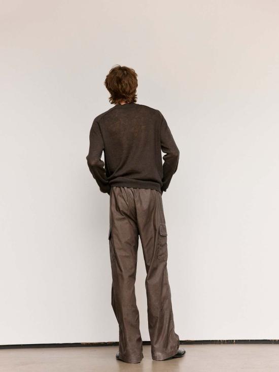  아워레가시 스트레이트 팬츠 Our Legacy Way 바지 브라운 워시 아웃 - OUR LEGACY