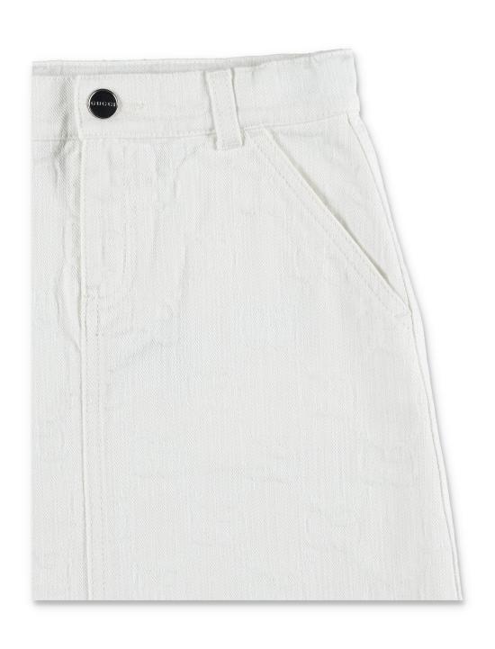 25SS [키즈] 구찌 스커트 808297XDC56 9692 WHITE - GUCCI