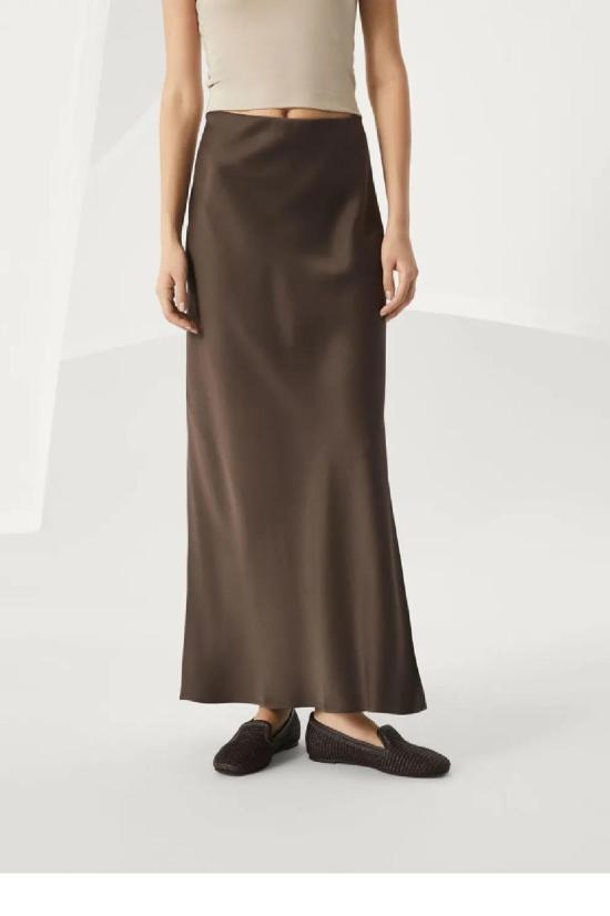 25SS 브루넬로 쿠치넬리 스커트 M0H38G3396 C2925 CACAO - BRUNELLO CUCINELLI