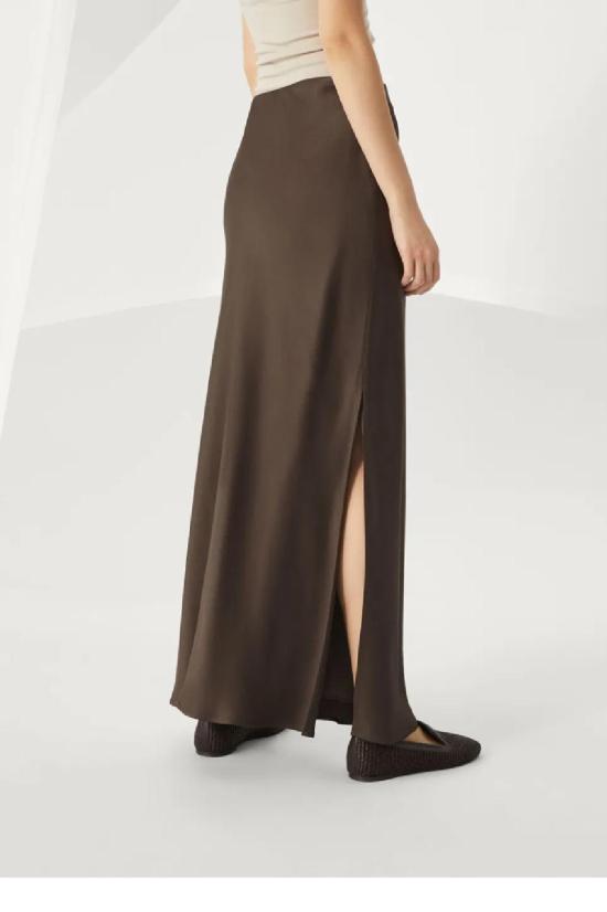 25SS 브루넬로 쿠치넬리 스커트 M0H38G3396 C2925 CACAO - BRUNELLO CUCINELLI