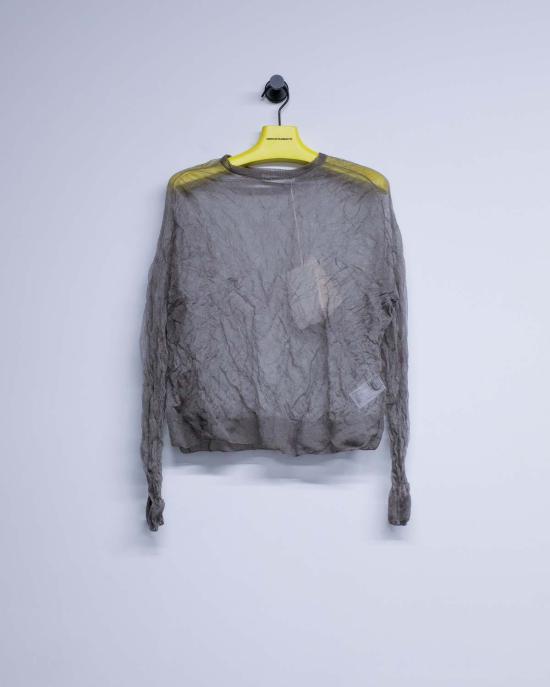  아워레가시 스웨터 우리의 유산 트루 라운드넥 애쉬 실크 스틸 - OUR LEGACY