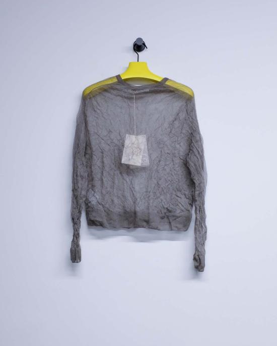  아워레가시 스웨터 우리의 유산 트루 라운드넥 애쉬 실크 스틸 - OUR LEGACY