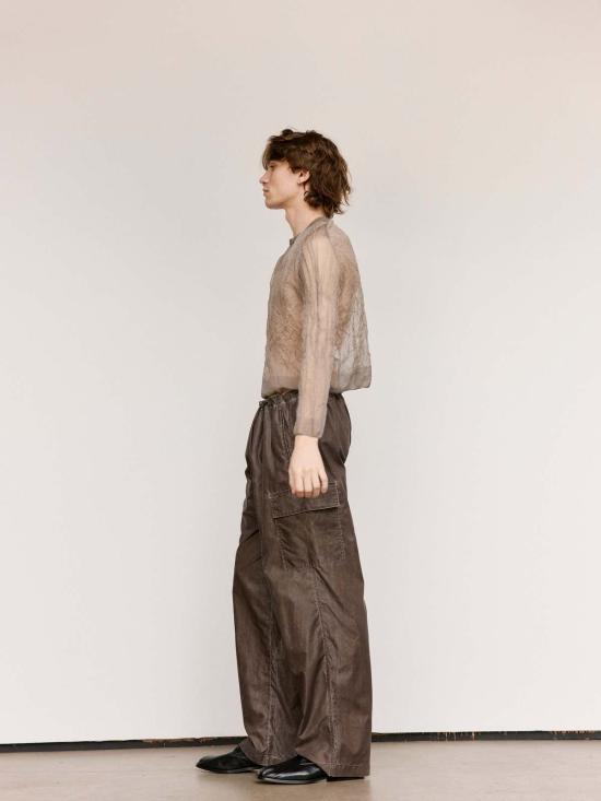  아워레가시 스웨터 우리의 유산 트루 라운드넥 애쉬 실크 스틸 - OUR LEGACY