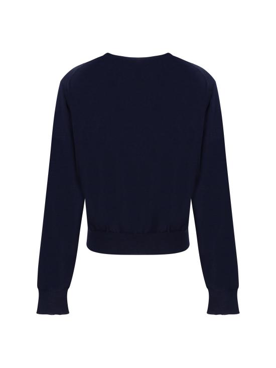 25SS 메종키츠네 가디건 MW00507KT1036 P492 BLUE - MAISON KITSUNE