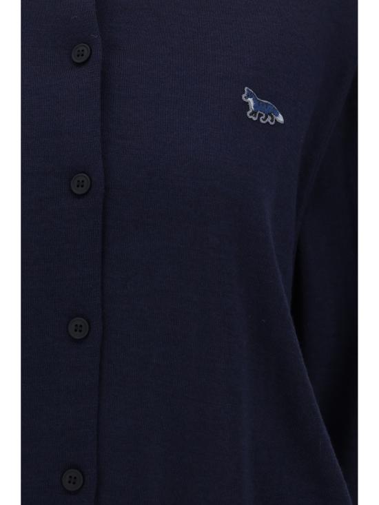 25SS 메종키츠네 가디건 MW00507KT1036 P492 BLUE - MAISON KITSUNE