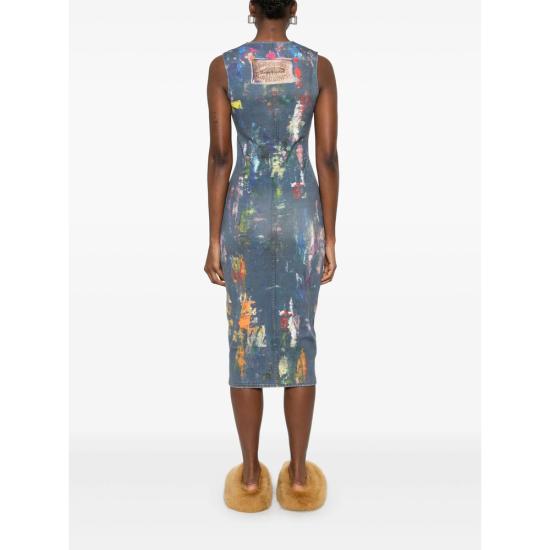 25SS 아크네 스튜디오 원피스 A20788 BL MU BLUE - ACNE STUDIOS