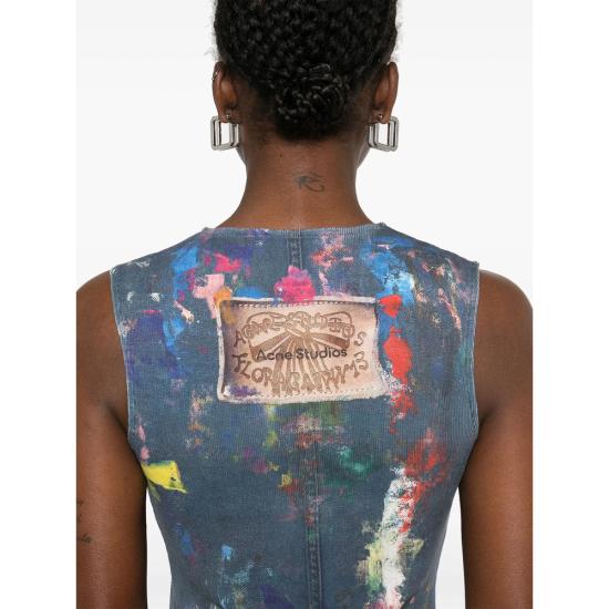 25SS 아크네 스튜디오 원피스 A20788 BL MU BLUE - ACNE STUDIOS