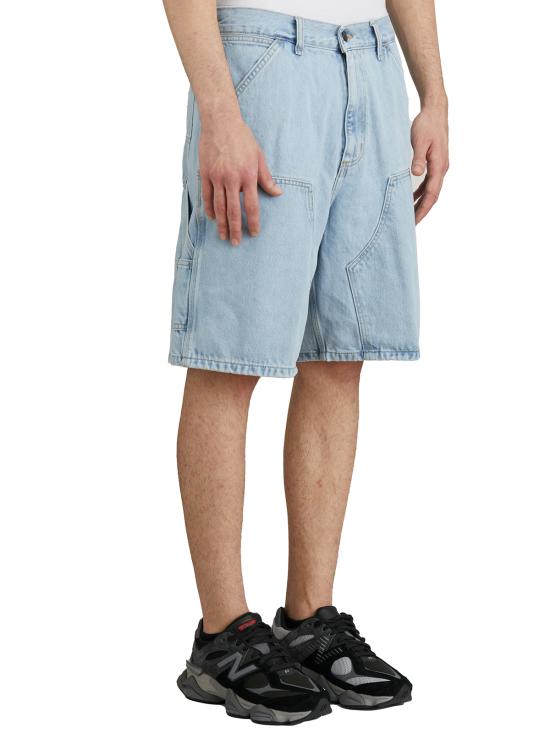 25SS 칼하트 WIP 데님 숏팬츠 LI03486701A3 Light blue - CARHARTT WIP