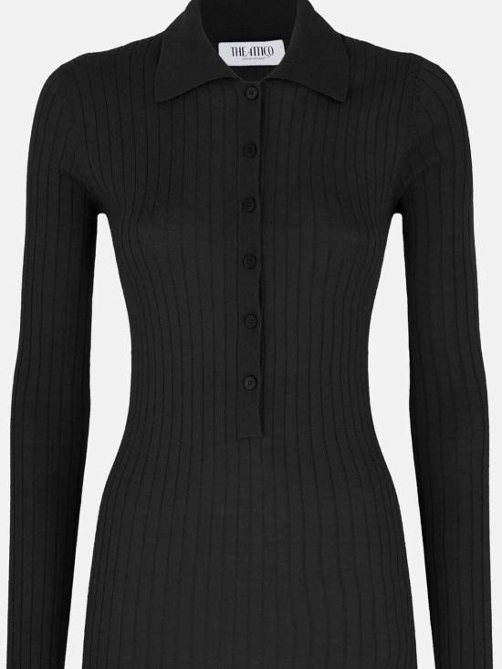  디 아티코 스웨터 250WCK00112KWS006AA100 Black - THE ATTICO