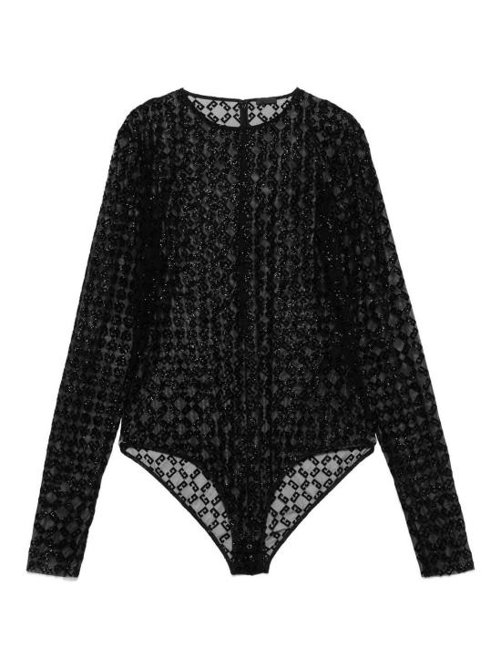  지방시 바디수트 티셔츠 BWB03U20H0008 Black