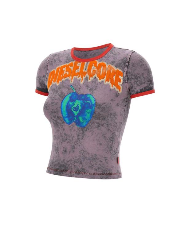 25SS 디젤 반팔 티셔츠 A168250JQAU3DMA DOM - DIESEL