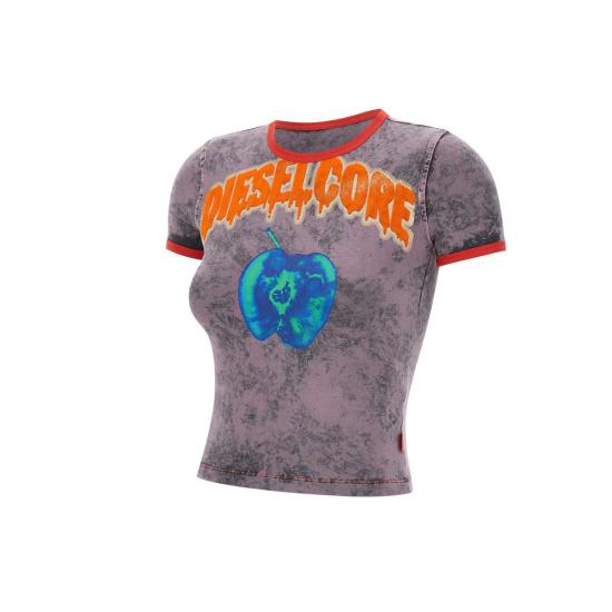 25SS 디젤 반팔 티셔츠 A168250JQAU3DMA DOM - DIESEL