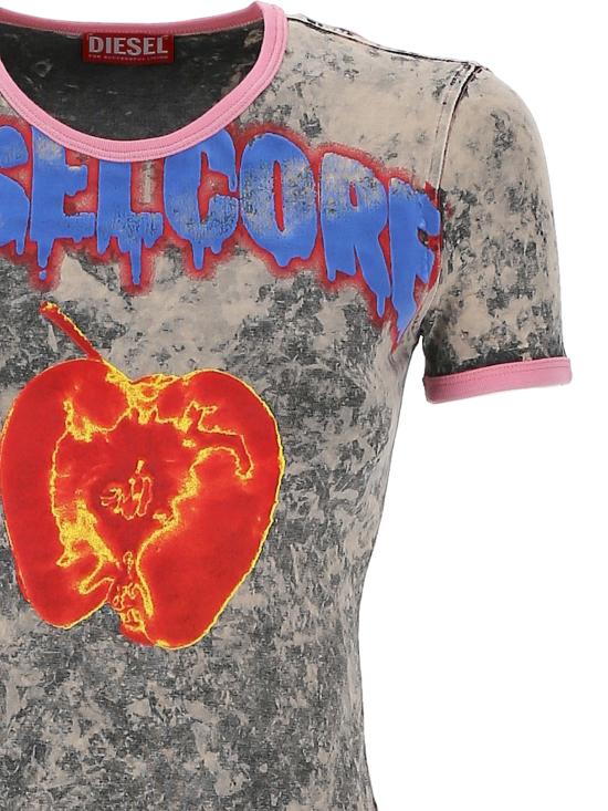 25SS 디젤 반팔 티셔츠 A168250JQAU9DTA DOM - DIESEL