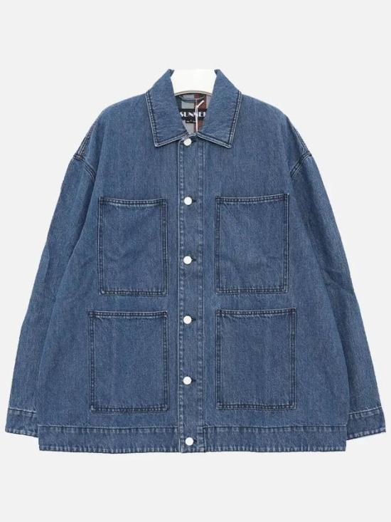  써네이 데님 셔츠 CRTWXSHR022DEN0097464 DOM