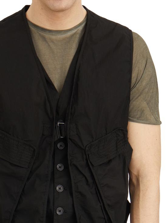 25SS 마스나다 베스트 LM3468BLACK Black - MASNADA