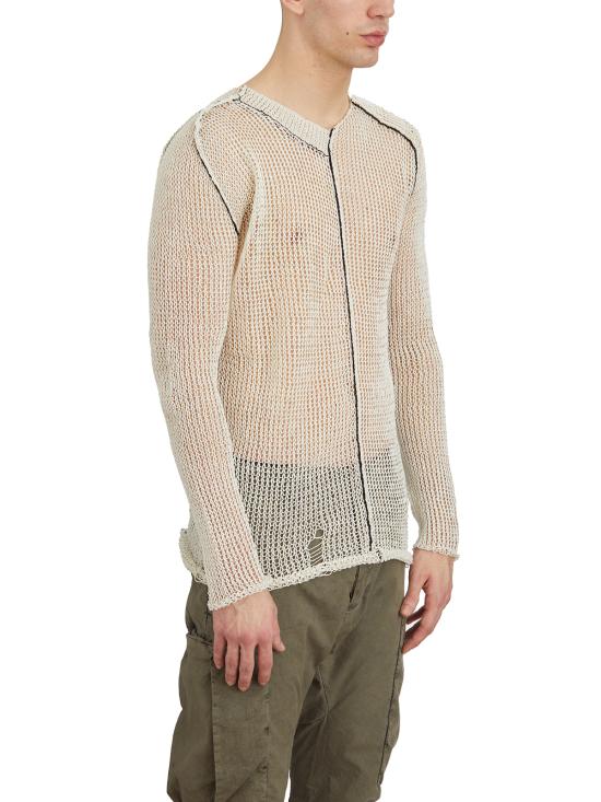 25SS 마스나다 스웨터 LM34A01FLINT Beige - MASNADA