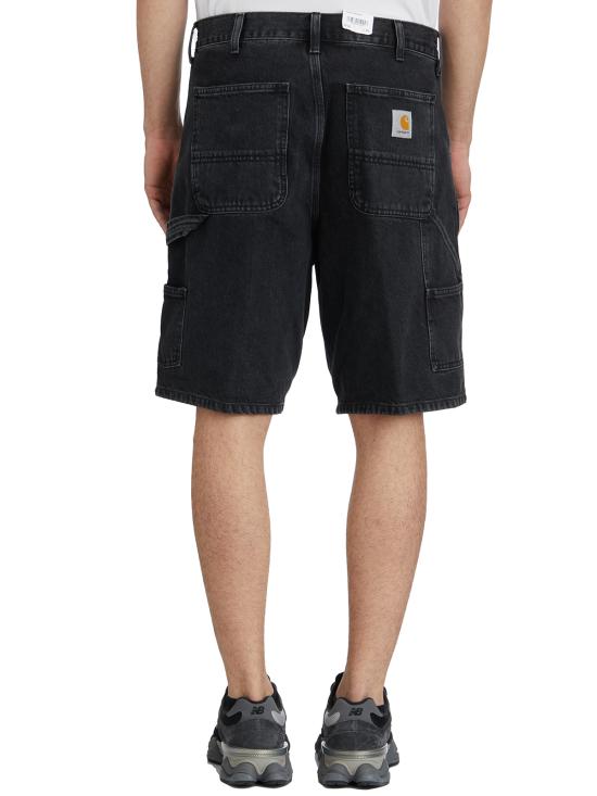 25SS 칼하트 WIP 데님 숏팬츠 LI0348678906 Black - CARHARTT WIP