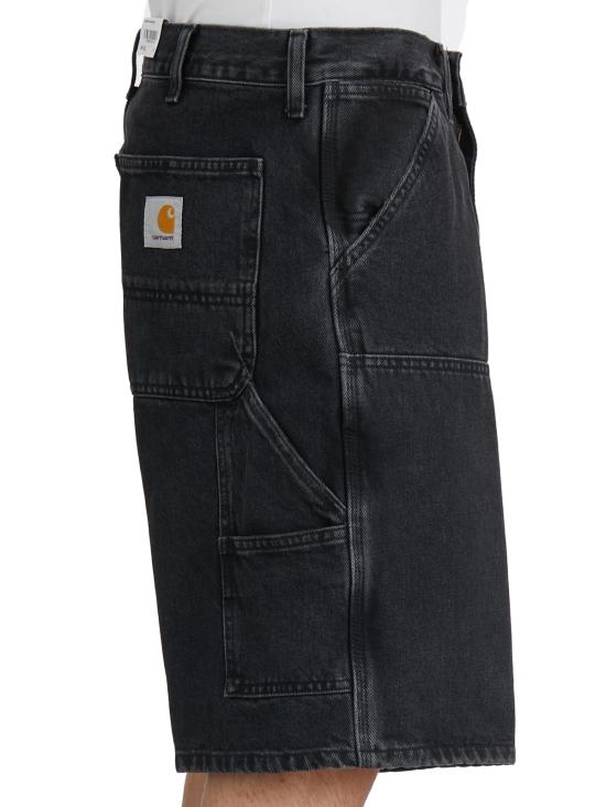 25SS 칼하트 WIP 데님 숏팬츠 LI0348678906 Black - CARHARTT WIP