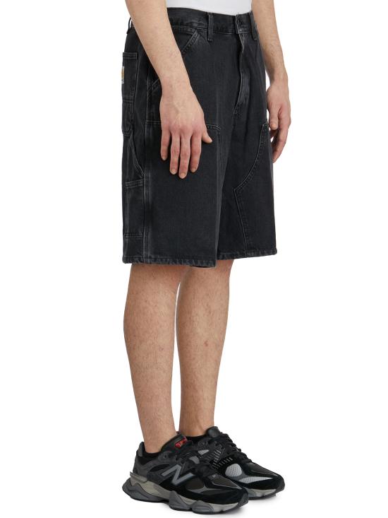 25SS 칼하트 WIP 데님 숏팬츠 LI0348678906 Black - CARHARTT WIP