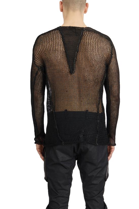 25SS 마스나다 스웨터 LM34A01BLACK Black - MASNADA