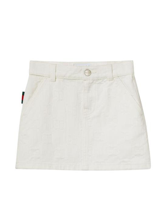 25SS [키즈] 구찌 스커트 808297 XDC56 9692 WHITE